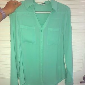 Express Portofino Original Fit Button up Blouse
